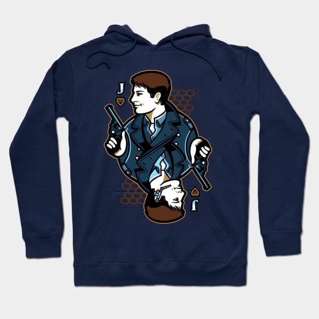 Captain Jack of Hearts Hoodie by WinterArtwork